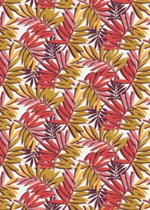 tissu coton enduit sao paulo piment