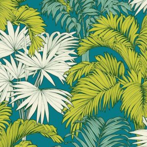 tissu coton ameublement coco lagon