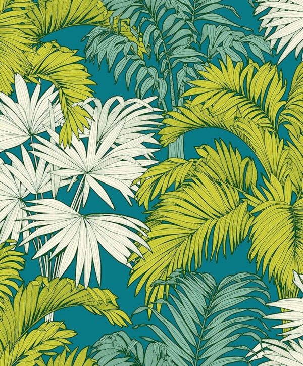tissu coton ameublement coco lagon