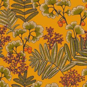 tissu coton ameublement victoria cumin