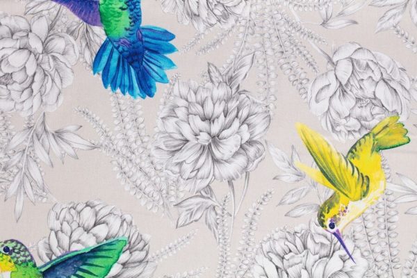 tissu coton ameublement forever galet