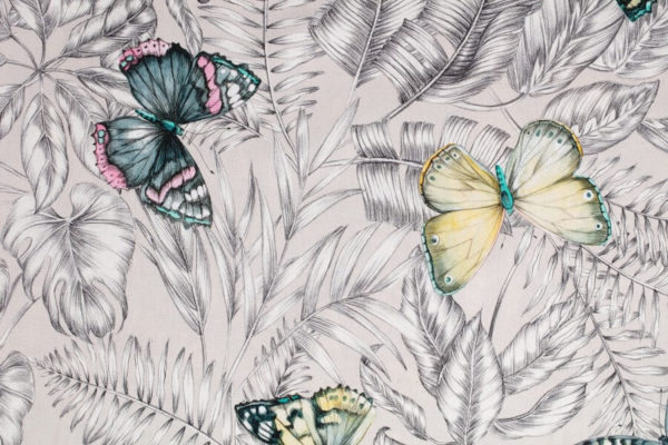 tissu coton ameublement bohemian galet