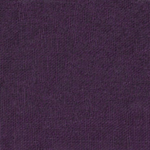 tissu lin lavé prune