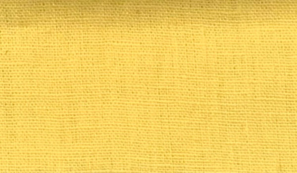 tissu lin lavé citron