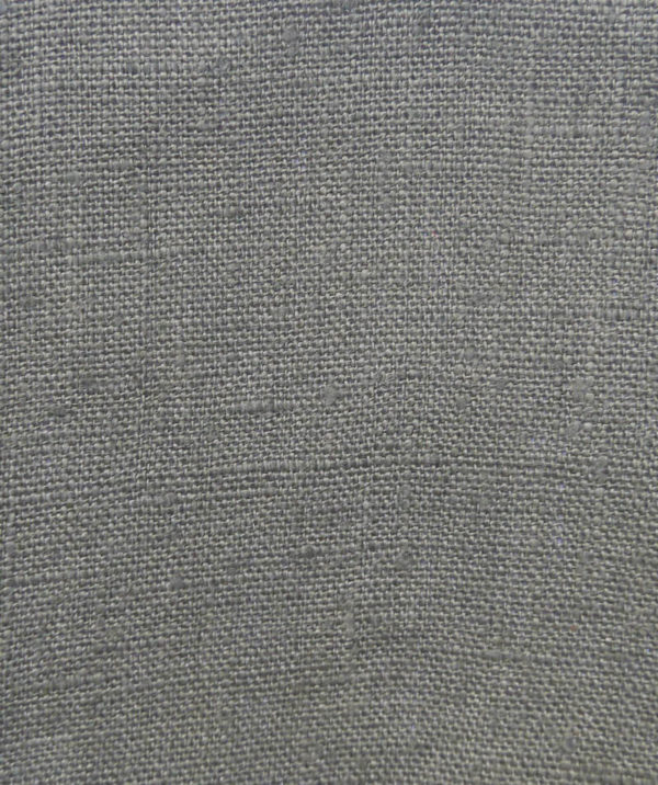 tissu lin lavé gris bronze