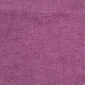 tissu lin lavé aubergine