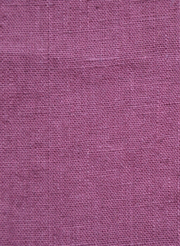 tissu lin lavé aubergine