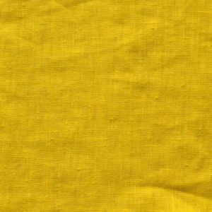 tissu lin lavé moutarde