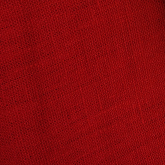 tissu lin lavé rouge